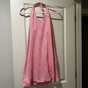 Vintage Lilly Pulitzer Pink Halter Terry cloth Dress